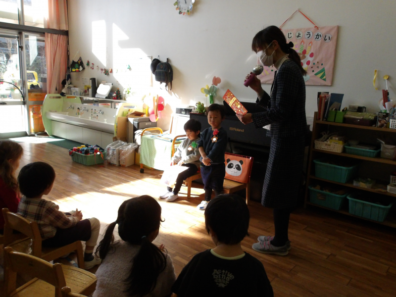 3歳児誕生会